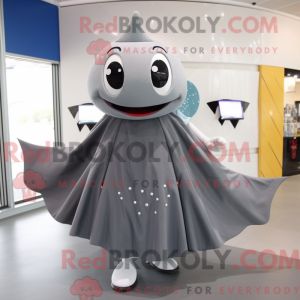 Personaggio mascotte grigio...