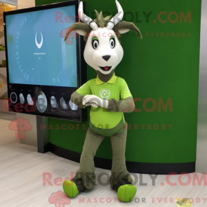 Olive Goat mask kostyme...