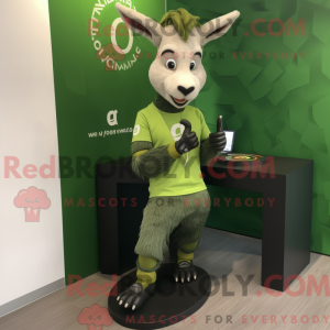 Máscara de cabra Olive com...