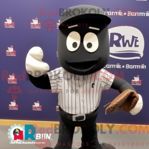 Sort boksehandske maskot...