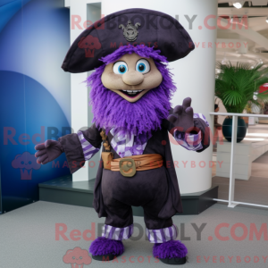 Purple Pirate mascot...