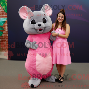 Maskottchenkostüm Rosa...