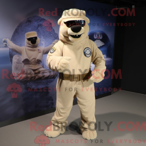 Máscara Beige Navy Seal com...