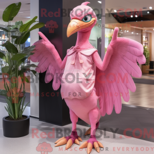 Rosa Archaeopteryx máscara...