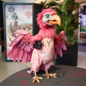 Rosa Archaeopteryx máscara...