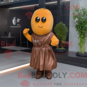 Brown Boxing Glove mascot...