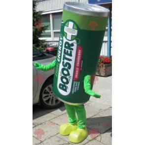 Jätte elektrisk batterimaskot. Grön stackmaskot - Redbrokoly.com