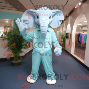Máscara de elefante ciano...