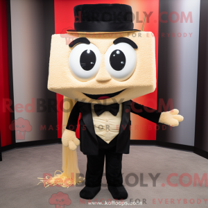 Beige Ramen-mascottekostuum...