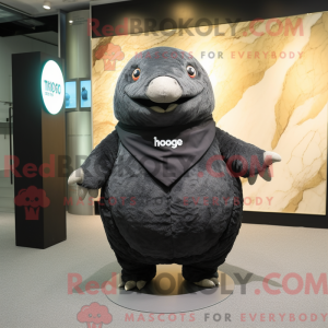 Black Glyptodon mascot...