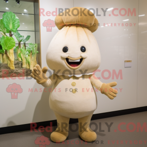 Maskottchenkostüm Beige...