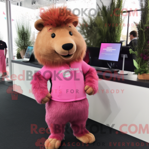 Roze capibara...