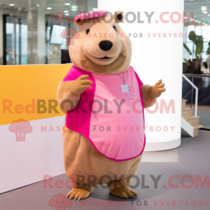 Roze capibara...