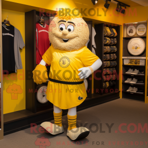 Yellow Guinness mascot...