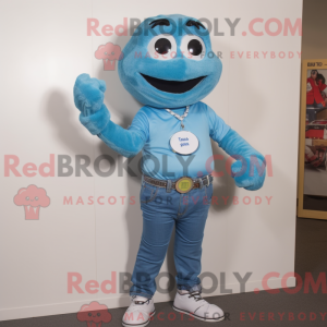 Cyan Wrist Watch maskot...