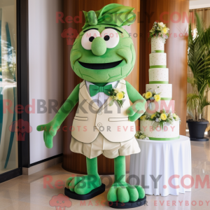 Camisa verde brilhante com...