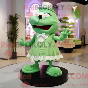 Camisa verde brilhante com...