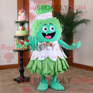 Camisa verde brilhante com...