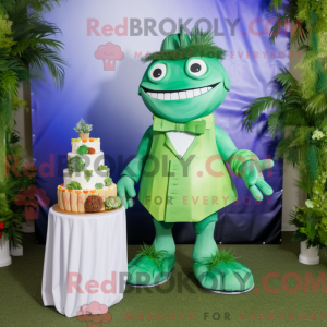 Green Wedding Cake mascot...