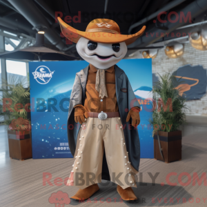 Costume de mascotte de raie...