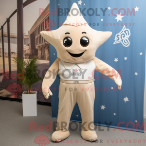 Beige zeester...