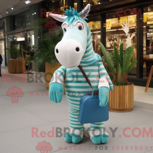 Cyan Quagga máscara...