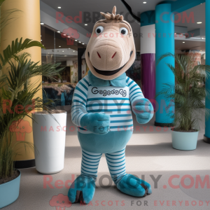 Cyan Quagga Maskottchen...
