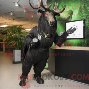 Black Irish Elk mascot...