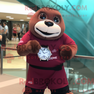 Maroon Sea Lion mascotte...