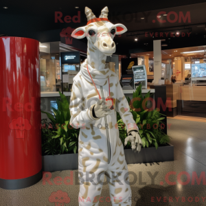 A máscara de girafa tem um...