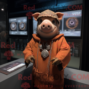 Disfraz de mascota Rust Pig...