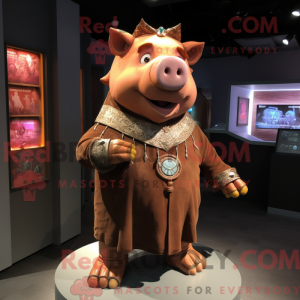 Rostschwein-Maskottchenkost...