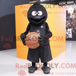 Sort Basketball Ball maskot...