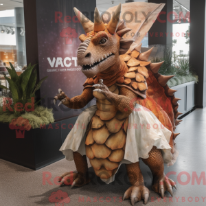 Rust Triceratops máscara de...