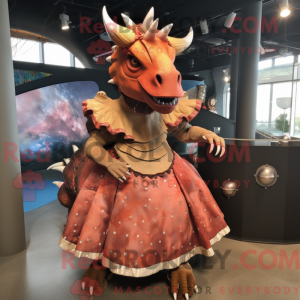 Rust Triceratops máscara de...