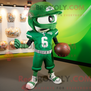 Green American Football...