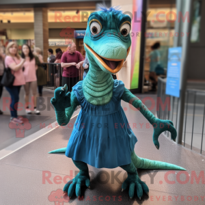 Blågrøn Coelophysis...