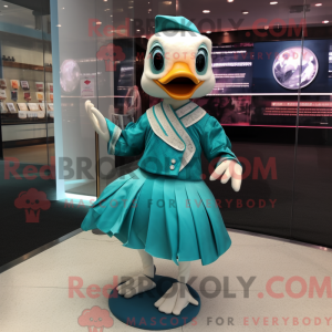 Disfraz de mascota de Teal...