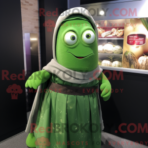 Agurk maskot drakt karaktär...