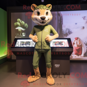 Costume de mascotte d Olive...