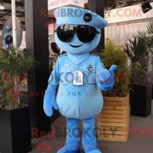 Postava maskota Sky Blue...