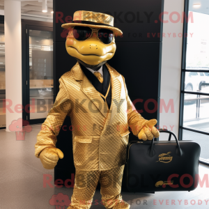 Guld Anaconda maskot...