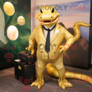 Guld Anaconda maskot...