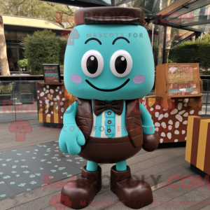 Turkis Chocolate Bar maskot...