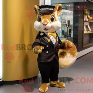 Gold Squirrel maskot...
