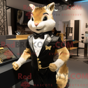 Gold Squirrel maskot...