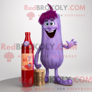 Lavendel flaske ketchup...