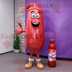 Lawenda flaske z ketchupem...
