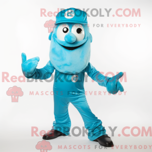 Turquoise Momentum mascot...