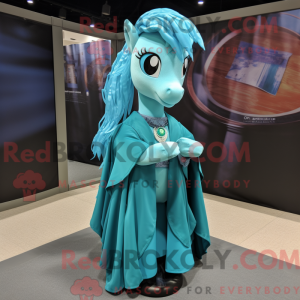 Turkis Mare maskot kostume...